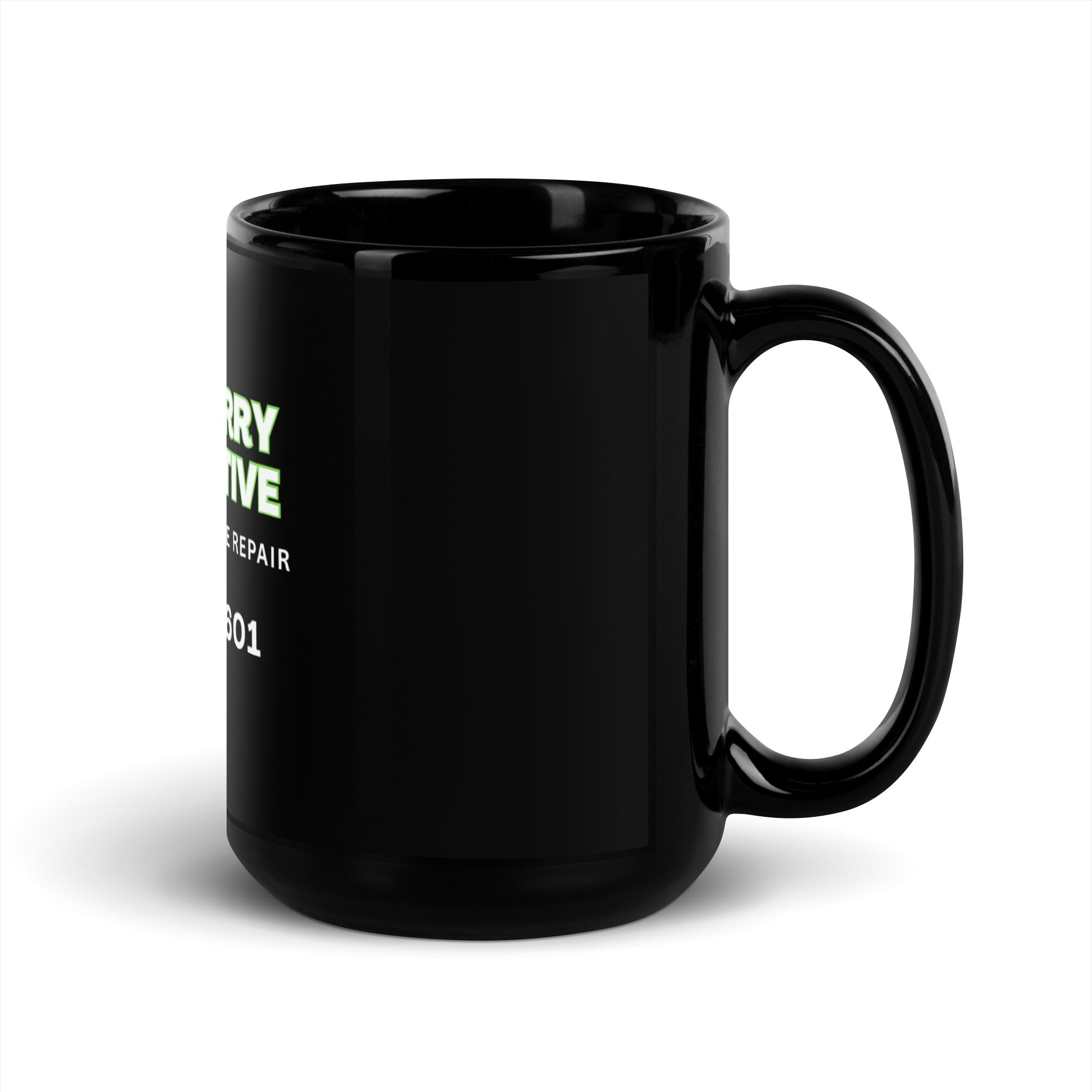 Black Glossy Mug – derryberry auto